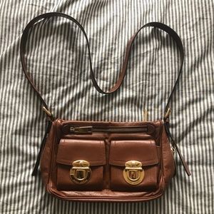 Brown leather Marc jacobs purse